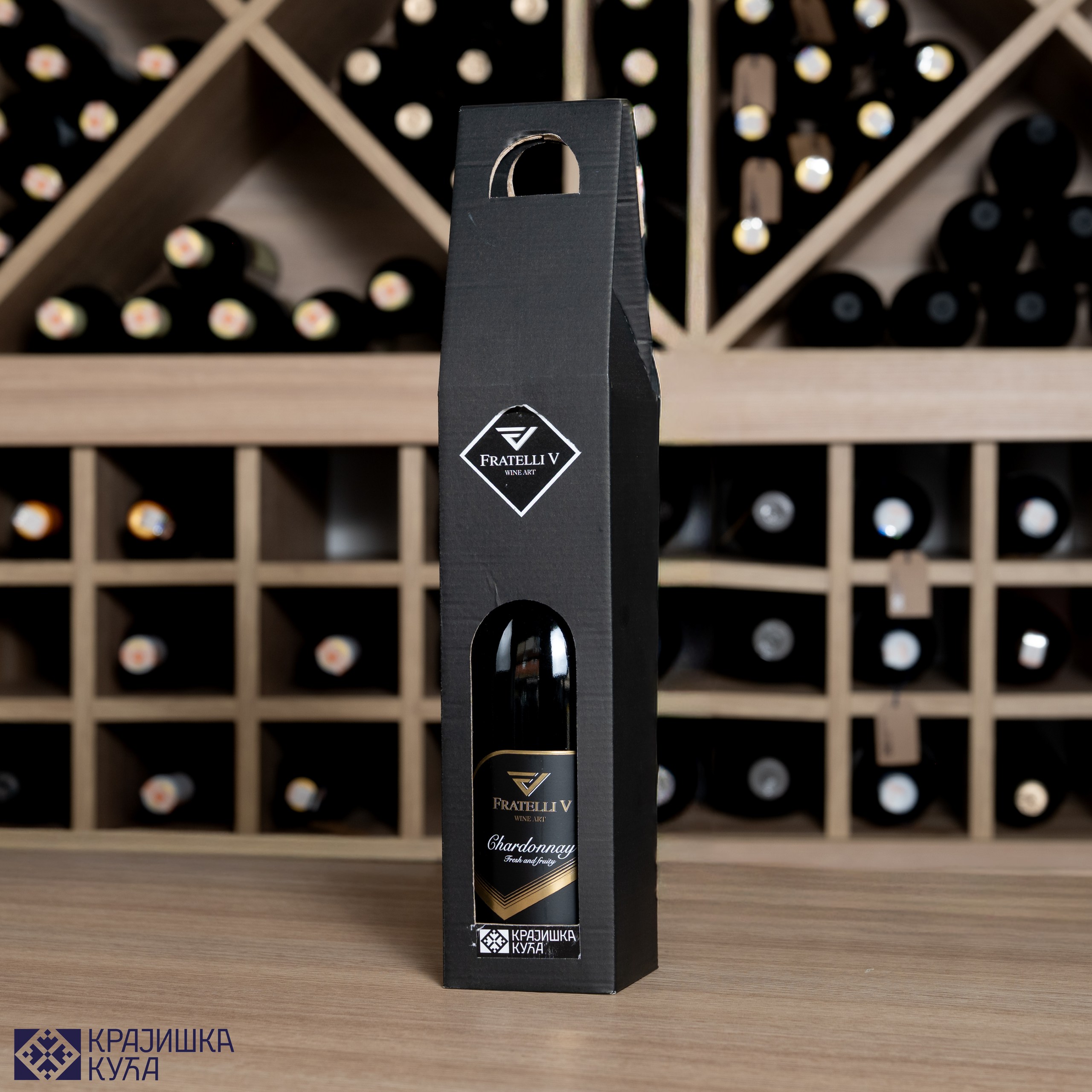 Chardonnay poklon paket 0,75l Vinarija Fratelli V