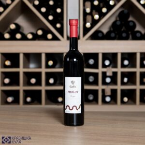 Crno vino merlot barique 0,75l Vinarija Galla