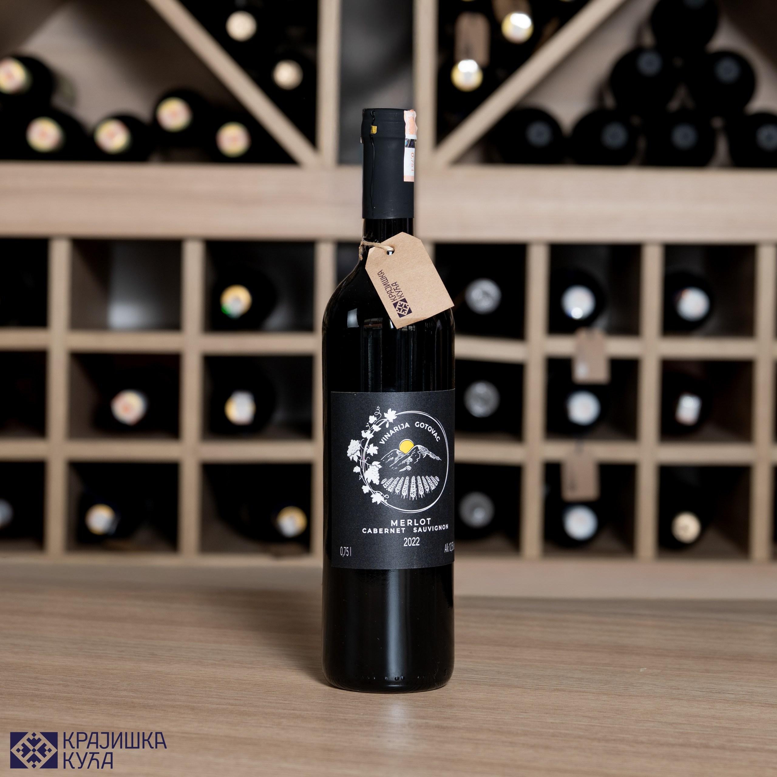 Merlot cabernet sauvignon 0,75l Vinarija Gotovac