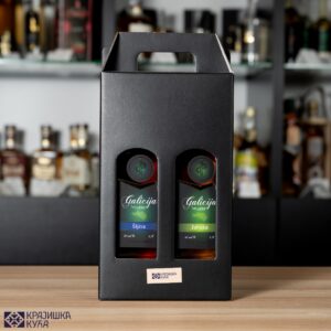 Poklon paket 2u1 jabuka i šljiva 0,7l Destilerija Psalmister