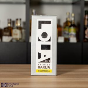Rakija lola Viljamovka 0,7l box ekclusive Destilerija Topolović