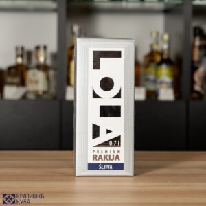 Rakija lola šljiva 0,7l box exclusive Destilerija Topolović