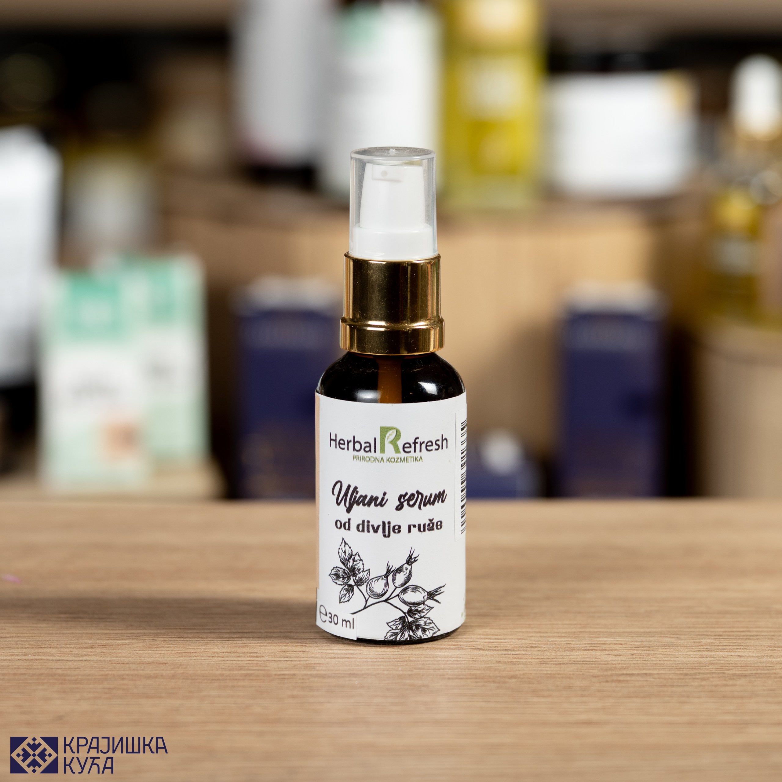 Uljani serum od divlje ruže 30ml Herbalrefreš